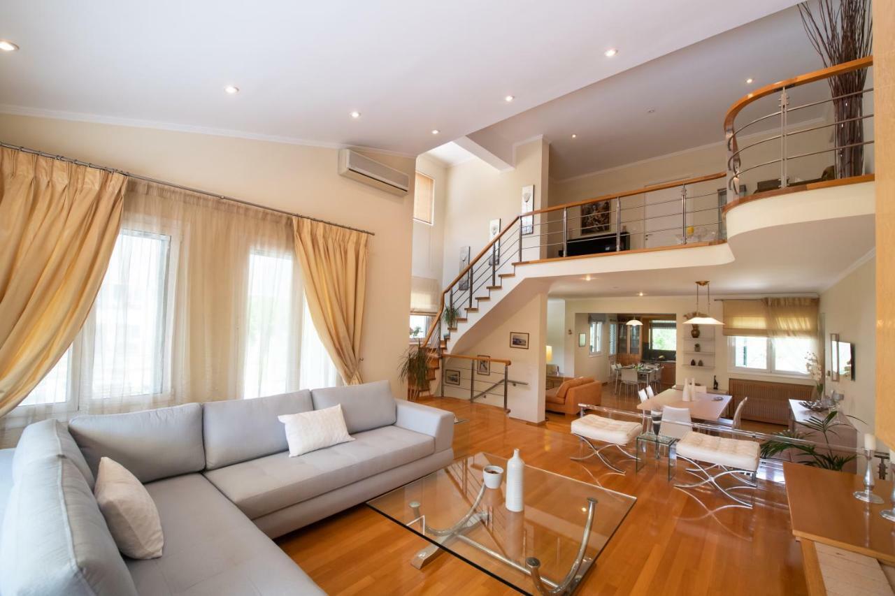 Violet Luxury Villa Kalligoni エクステリア 写真